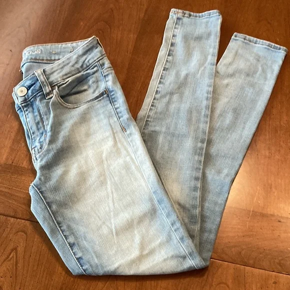 AMERICAN EAGLE Stretch Denim Jegging - size womens 2 regular - Picture 7 of 16